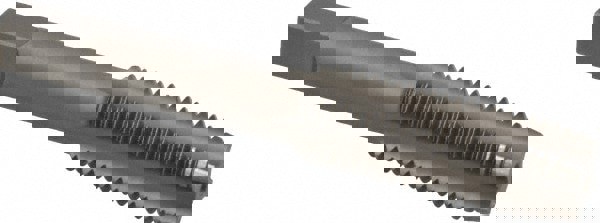 Straight Flute Tap: M16x2 Metric Coarse, 4 Flute, Plug Chamfer, 6H Class of Fit, Carbon Steel, Bright/Uncoated Finish